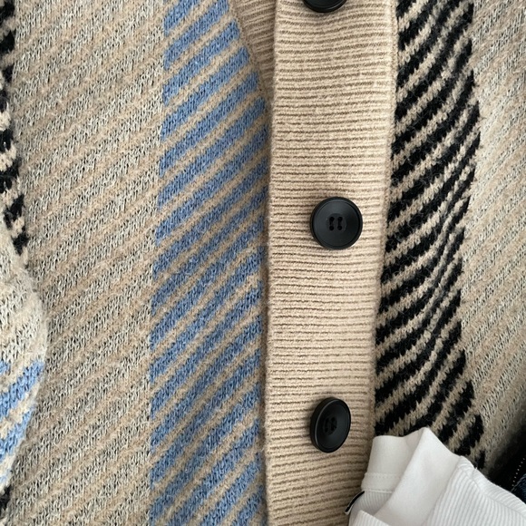 K-pop style checkered loose sweater - Picture 4 of 9